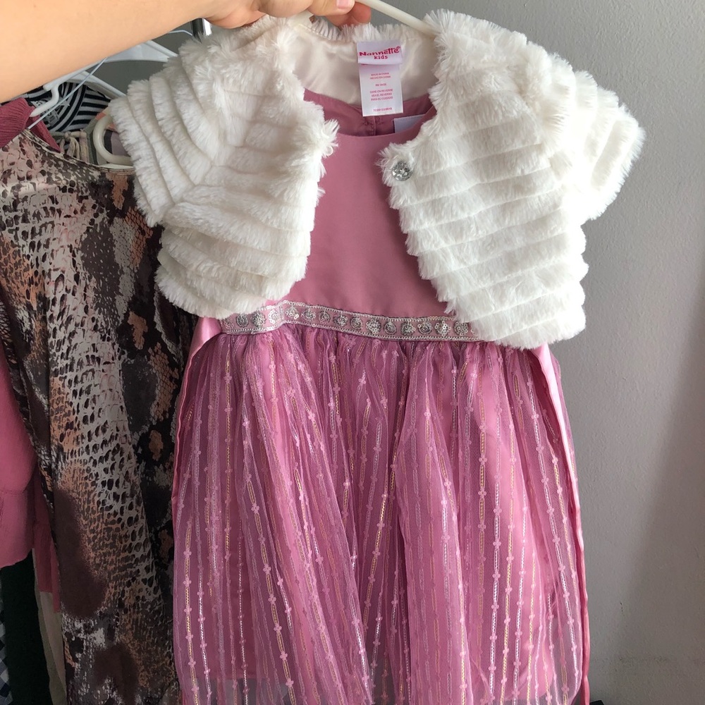 Purple formal dress